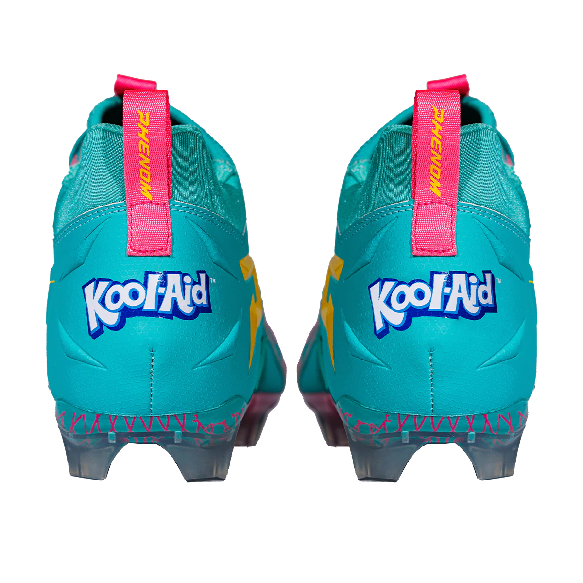 KOOL-AID 'SHARKLEBERRY FIN' FOOTBALL CLEATS - QUANTUM SPEED BY PHENOM ELITE