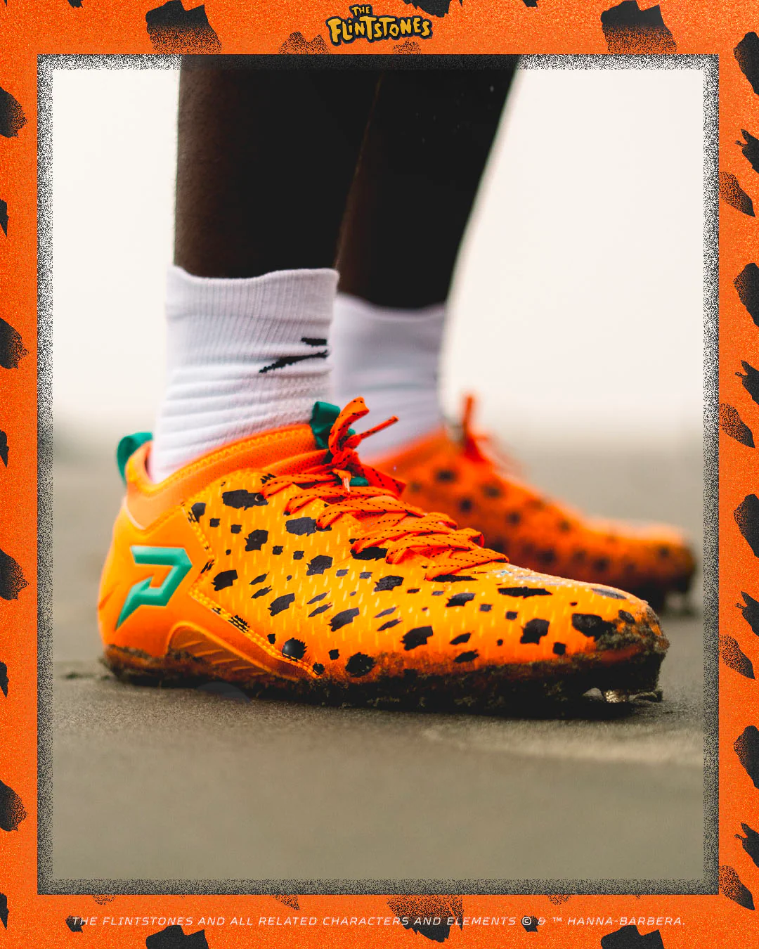 THE FLINTSTONES "BEDROCK BLITZ" FOOTBALL CLEATS - QUANTUM SPEED BY PHENOM ELITE