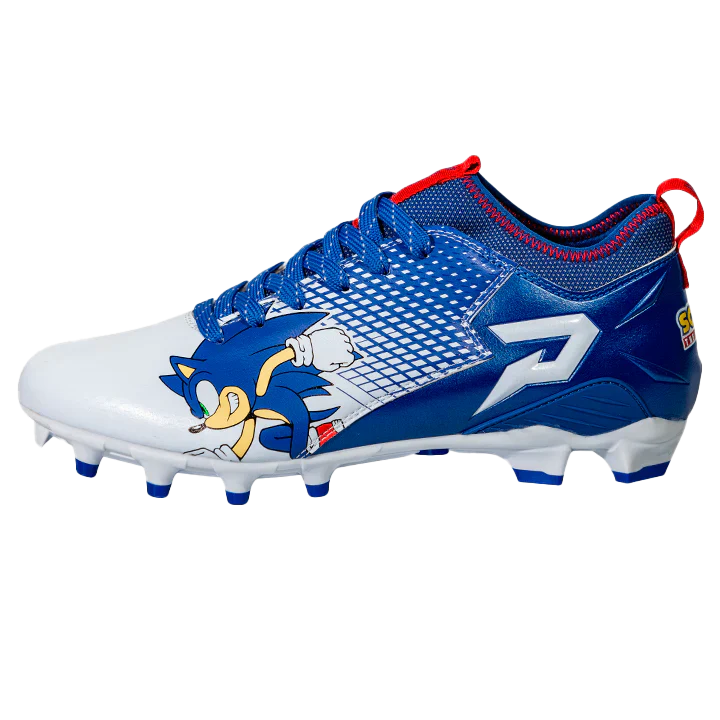 SONIC THE HEDGEHOG FOOTBALL CLEATS - QUANTUM SPEED BY PHENOM ELITE