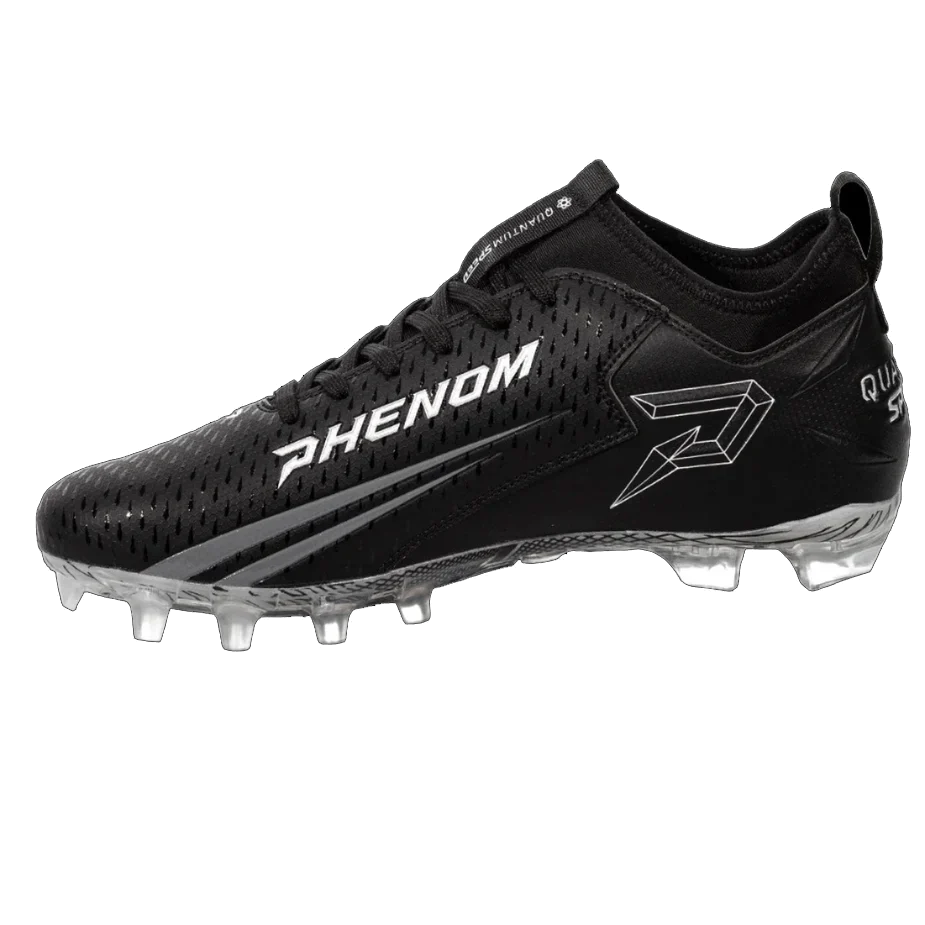 QUANTUM SPEED: FOOTBALL CLEATS - BLACK