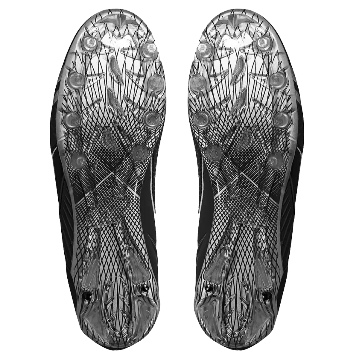 QUANTUM SPEED: FOOTBALL CLEATS - BLACK