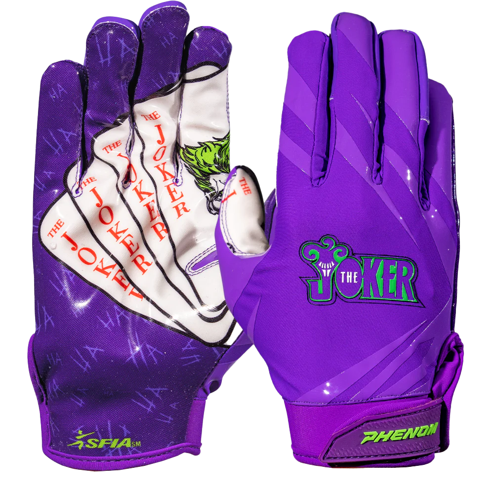 CLASSIC THE JOKER FOOTBALL GLOVES VPS5 BY PHENOM ELITE Mack Sporting Goods