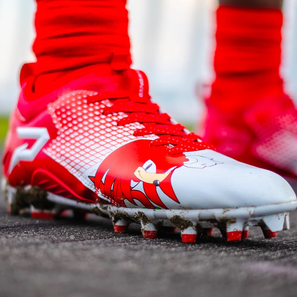 KNUCKLES THE ECHIDNA FOOTBALL CLEATS - QUANTUM SPEED BY PHENOM ELITE