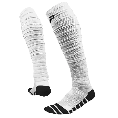 PHENOM ELITE 'QUANTUM KNIT' EXTRA LONG PADDED SCRUNCH SOCKS - WHITE