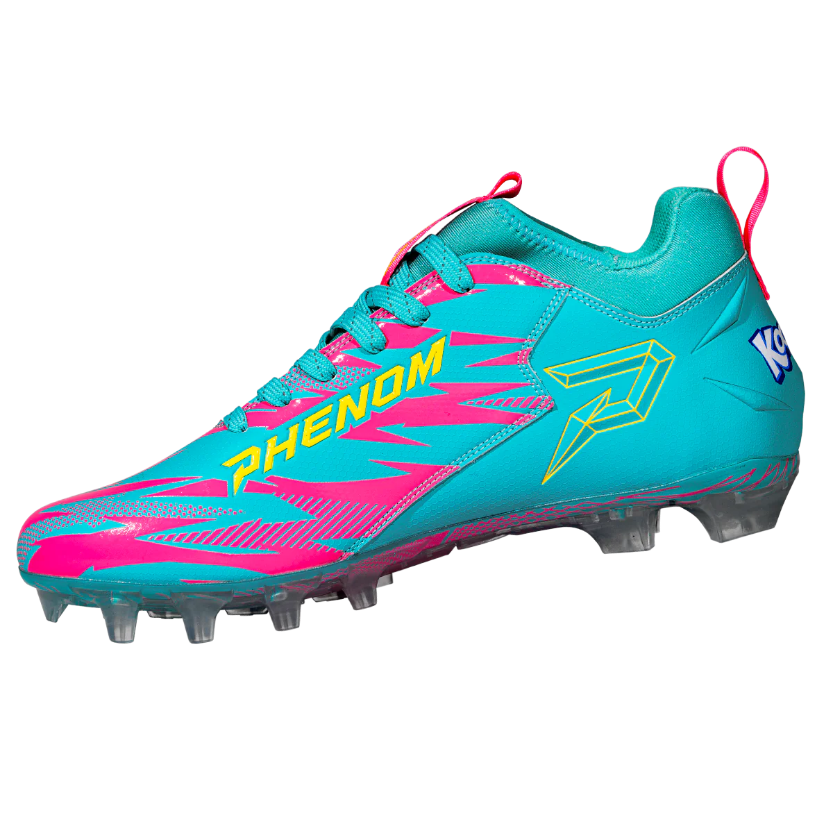 KOOL-AID 'SHARKLEBERRY FIN' FOOTBALL CLEATS - QUANTUM SPEED BY PHENOM ELITE
