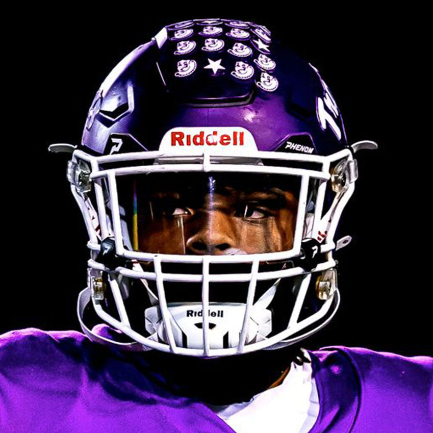 FOOTBALL VISOR - QVZN 2.0 BY PHENOM ELITE - CLEAR