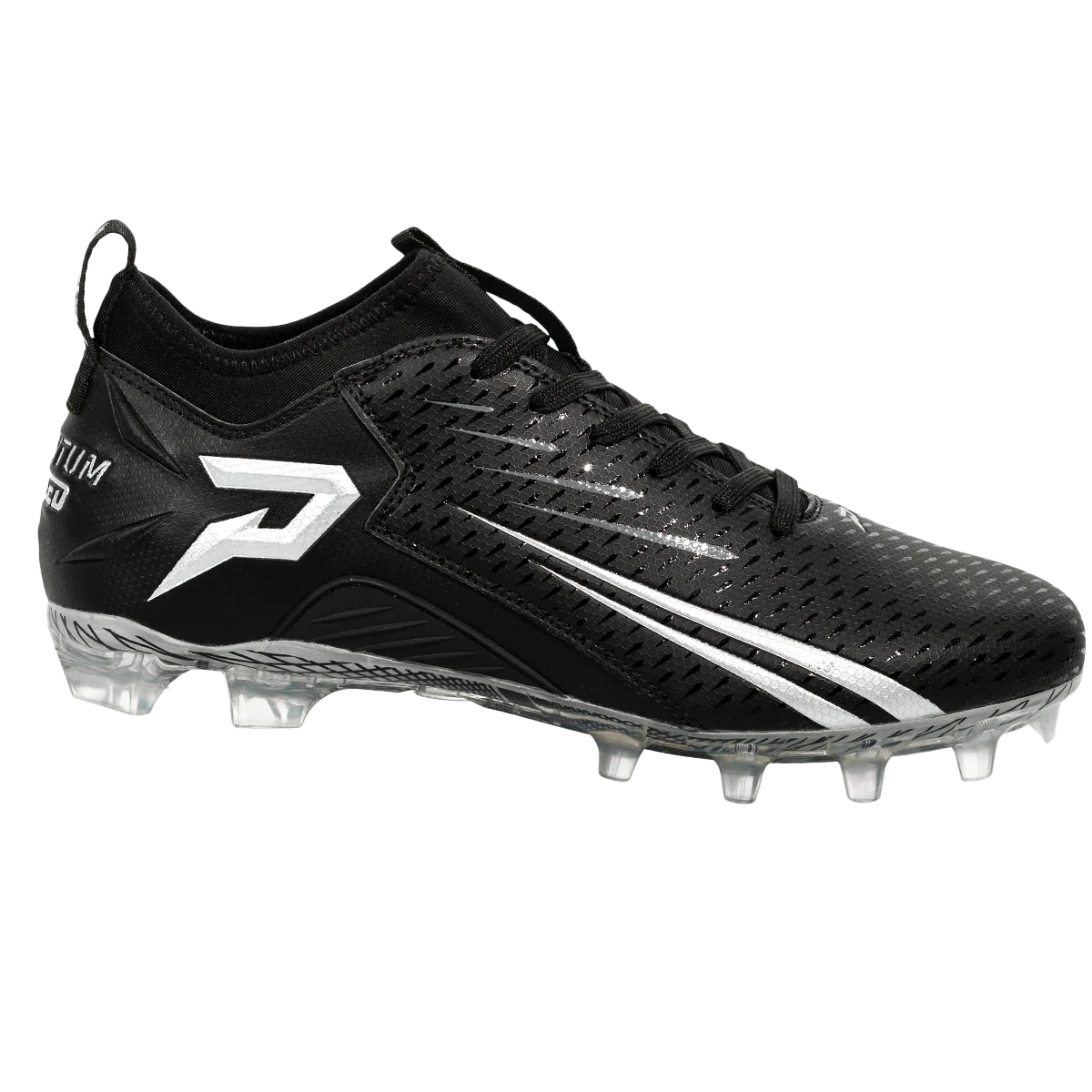 QUANTUM SPEED: FOOTBALL CLEATS - BLACK