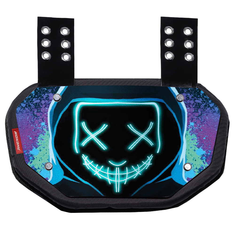 PHENOM ELITE FOOTBALL BACK PLATE - AFTERDARK