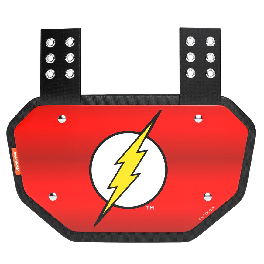 Phenom Elite Football Back Plate - The Flash