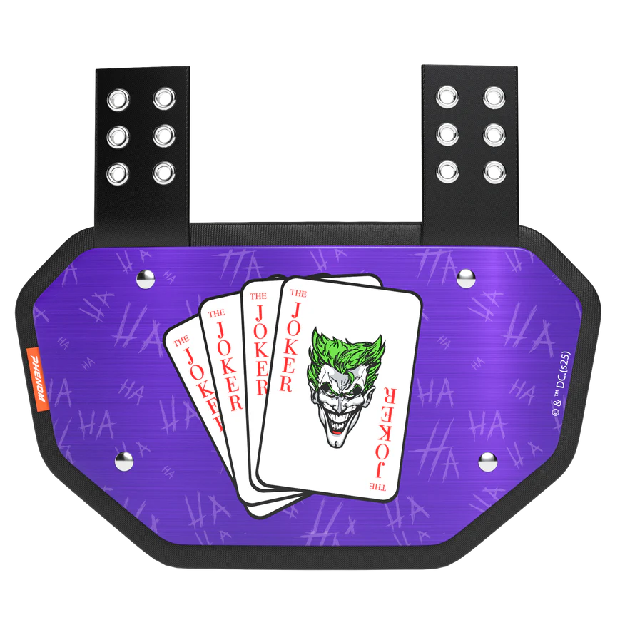 Phenom Elite Football Back Plate - Classic 'The Joker'