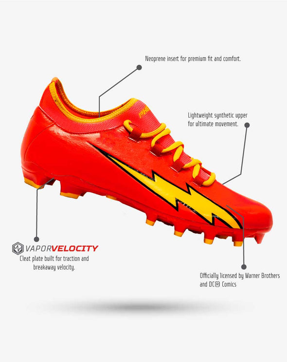 The Flash Football Cleats - Velocity 2.0 by Phenom Elite