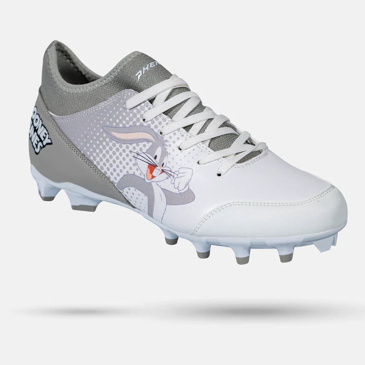 LOONEY TUNES FOOTBALL CLEATS - BUGS BUNNY - VELOCITY 3.0 BY PHENOM ELITE