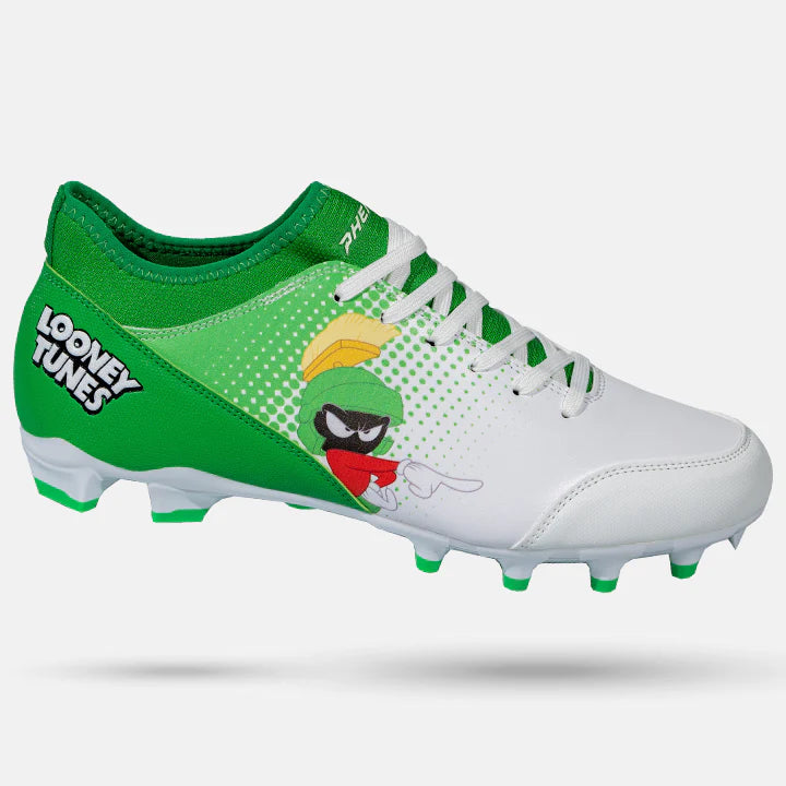 LOONEY TUNES FOOTBALL CLEATS - MARVIN THE MARTIAN - VELOCITY 3.0 BY PHENOM ELITE