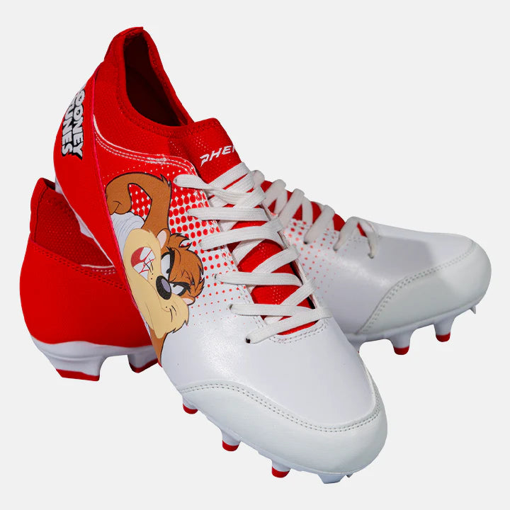 LOONEY TUNES FOOTBALL CLEATS - TASMANIAN "TAZ" DEVIL - VELOCITY 3.0 BY PHENOM ELITE