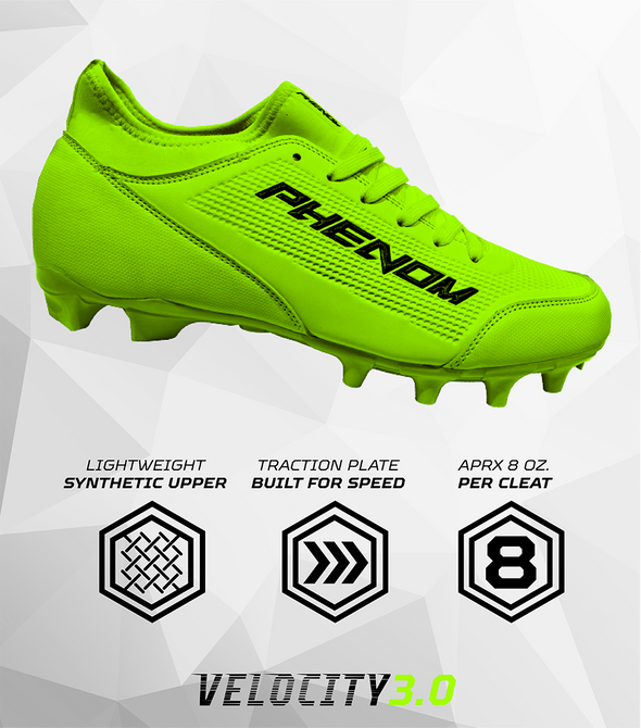 Velocity 3.0: Football Cleats - Slime