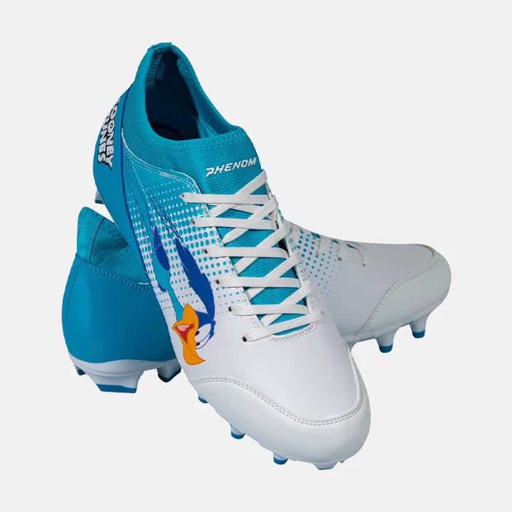 LOONEY TUNES FOOTBALL CLEATS - ROAD RUNNER - VELOCITY 3.0 BY PHENOM ELITE