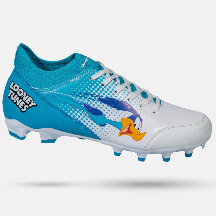 LOONEY TUNES FOOTBALL CLEATS - ROAD RUNNER - VELOCITY 3.0 BY PHENOM ELITE