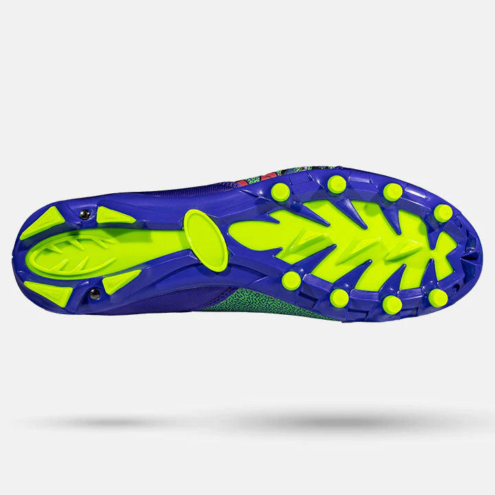 SCOOBY-DOO 'UNMASKED' PURPLE YOUTH FOOTBALL CLEATS - VELOCITY 3.0 BY PHENOM ELITE