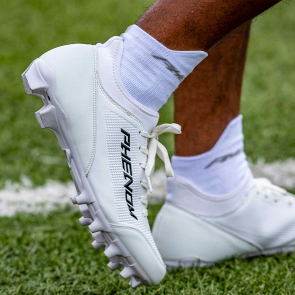 Velocity 3.0: Football Cleats - White