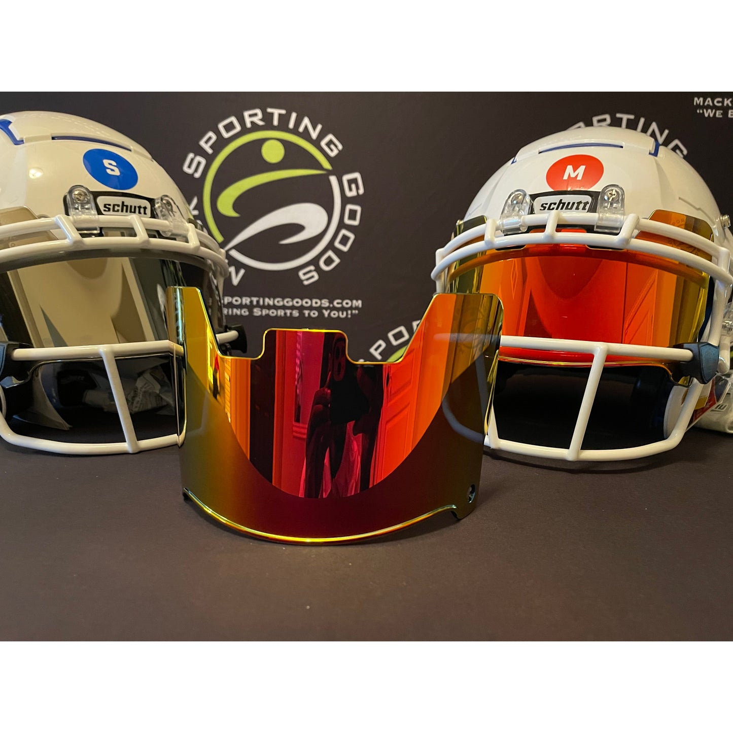 MSG Revo Red Visor w/clips