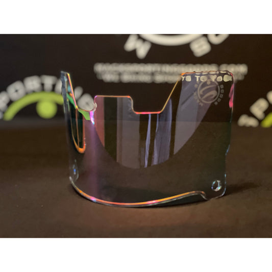 MSG Visor Clear Red