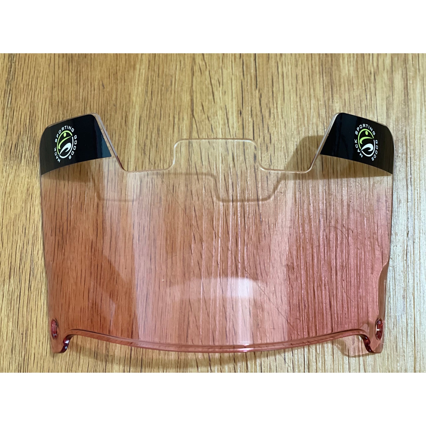 MSG Peach Clear Visor w/clips