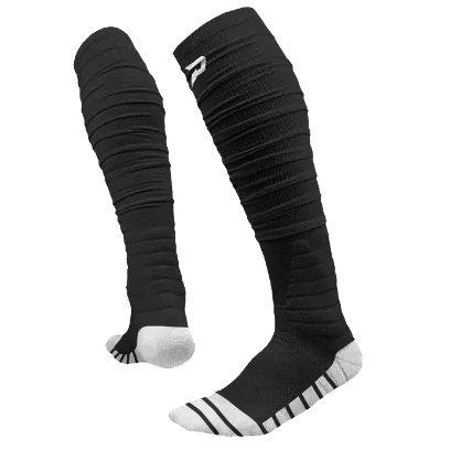 PHENOM ELITE 'QUANTUM KNIT' EXTRA LONG PADDED SCRUNCH SOCKS - Black