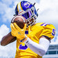 PHENOM ELITE QUANTUM FIERCE ADULT PADDED FOOTBALL GLOVES - TEAM COLORS
