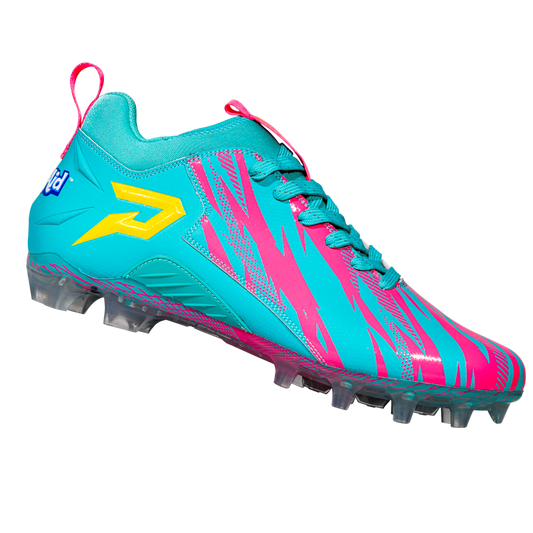 KOOL-AID 'SHARKLEBERRY FIN' FOOTBALL CLEATS - QUANTUM SPEED BY PHENOM ELITE