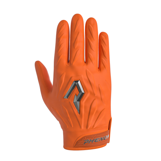 PHENOM ELITE QUANTUM FIERCE ADULT PADDED FOOTBALL GLOVES - TEAM COLORS