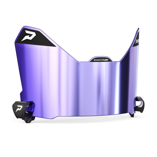 FOOTBALL VISOR - QVZN 2.0 BY PHENOM ELITE - GRAPE GLAZE