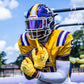 PHENOM ELITE QUANTUM FIERCE ADULT PADDED FOOTBALL GLOVES - TEAM COLORS