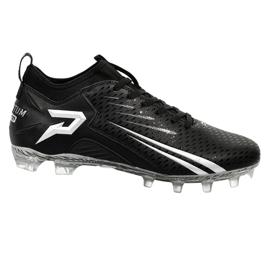QUANTUM SPEED: FOOTBALL CLEATS - BLACK