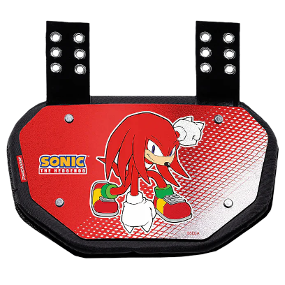 PHENOM ELITE FOOTBALL BACK PLATE - KNUCKLES THE ECHIDNA