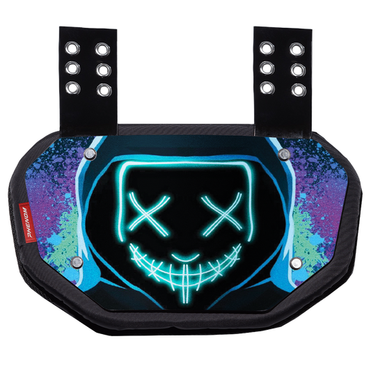 PHENOM ELITE FOOTBALL BACK PLATE - AFTERDARK