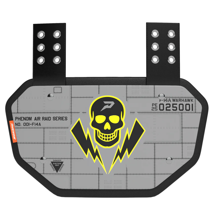 Phenom Elite Football Back Plate - Warhawk