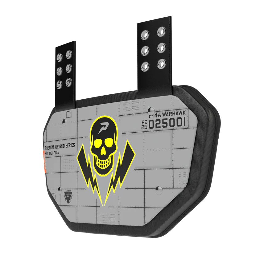 Phenom Elite Football Back Plate - Warhawk