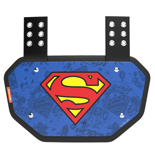 Phenom Elite Football Back Plate - Superman
