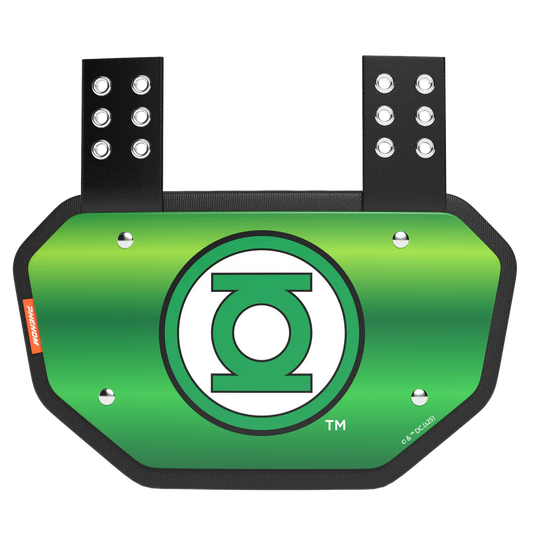 Phenom Elite Football Back Plate - Green Lantern