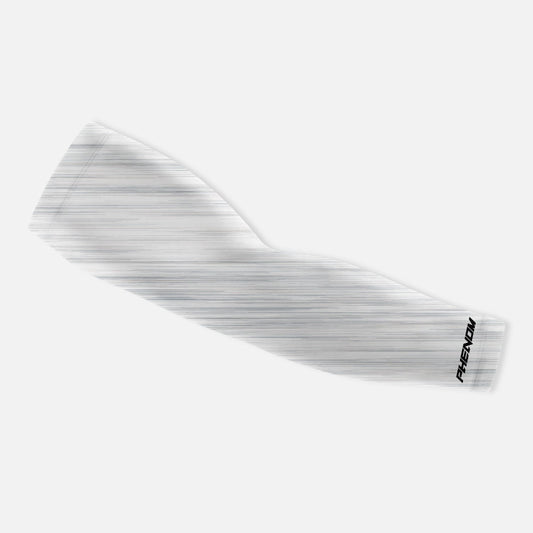 Phenom Compression Arm Sleeve - Heather White