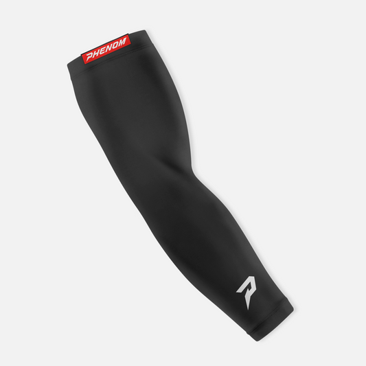 P Logo Compression Arm Sleeve - Black