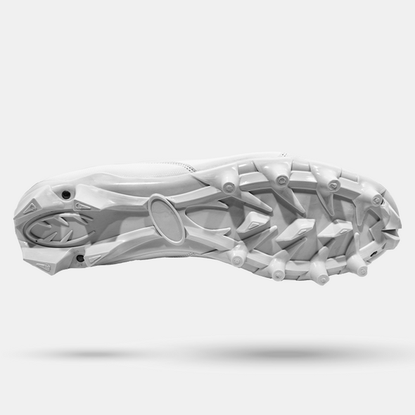 Velocity 3.0: Youth Football Cleats - White