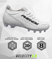 Velocity 3.0: Youth Football Cleats - White