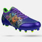 SCOOBY-DOO 'UNMASKED' PURPLE YOUTH FOOTBALL CLEATS - VELOCITY 3.0 BY PHENOM ELITE