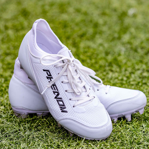 Velocity 3.0: Youth Football Cleats - White