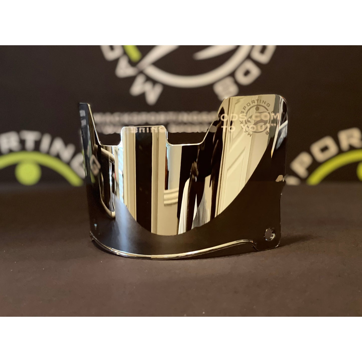 MSG Clear Silver Visor w/clips
